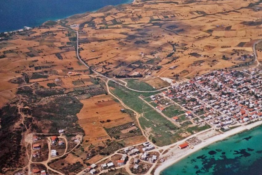 Canal of Xerxes Ouranoupoli Halkidiki Greece