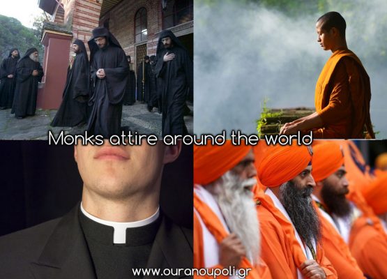 Monks attire around the world